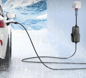 EVDANCE Mobile Wallbox stacja ładująca 11kW kabel 2CEE 7,8m 3-fazowy 6-16A 3