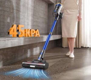 Bulelink Odkurzacz bezprzewodowy 45000 Pa 550 W 65 min pracy niebieski 3