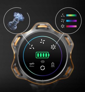 Bulelink Odkurzacz bezprzewodowy 45000 Pa 550 W 65 min pracy niebieski 5