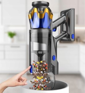 Bulelink Odkurzacz bezprzewodowy 45000 Pa 550 W 65 min pracy niebieski 6