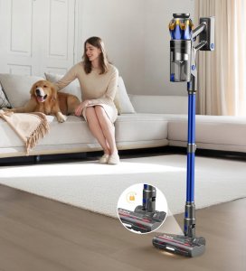 Bulelink Odkurzacz bezprzewodowy 45000 Pa 550 W 65 min pracy niebieski 8