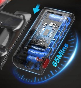 Bulelink Odkurzacz bezprzewodowy 45000 Pa 550W 65 min pracy 4