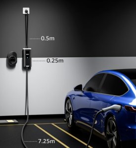 Ładowarka Bokman Bokman Stacja ładowania typ 2 3,68 kW 1-fazowy 8m 6-16 A EV 2