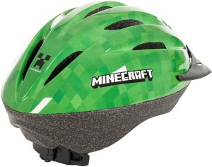 Kask rowerowy dziecięcy Huffy Minecraft 5+ regulowany zielony 7