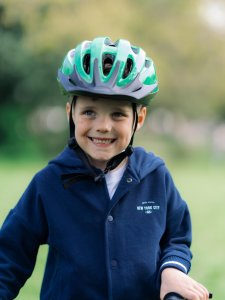 Kask rowerowy dziecięcy Huffy Minecraft 5+ regulowany zielony 9