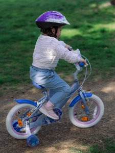 Huffy Frozen Kraina Lodu 5+ regulowany fioletowy 10