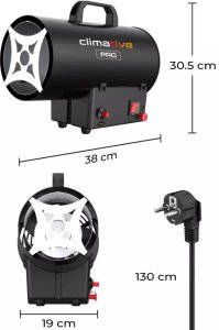 CLIMATIVE Nagrzewnica gazowa GH-15M PRO 11