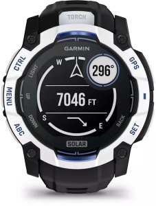 Zegarek sportowy Garmin Instinct 3 Solar - 50mm Czarno-biały (010-02935-03) 7