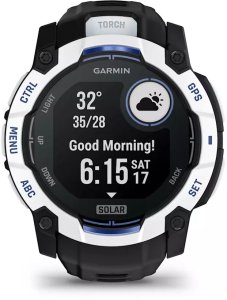 Zegarek sportowy Garmin Instinct 3 Solar - 50mm Czarno-biały (010-02935-03) 9
