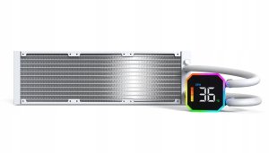Chłodzenie wodne Montech HyperFlow Digital 360 biały 4