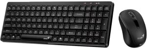 Klawiatura + mysz Genius GENIUS zestaw klawiatury + mysz LuxeMate Q8100 Bezprzewodowy zestaw CZ+SK czarny 2