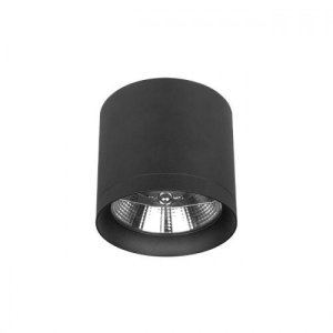 Oprawa natynkowa AR111 aluminiowa czarna 2