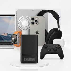 Ładowarka GaN 65W 1xUSB-C 1xUSB-A Czarna 12