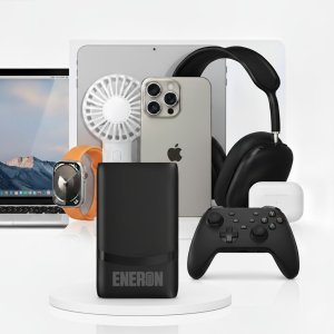 Ładowarka Eneron Szybka Ładowarka podróżna GaN Travel 65W 1xUSB-C 1xUSB-A SuperFast Charging biała 8