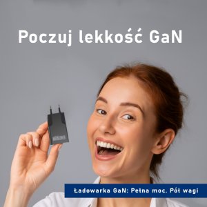 Ładowarka Eneron SZYBKA ŁADOWARKA SIECIOWA USB-C 20W GaN Slim czarna 14