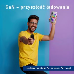 Ładowarka Eneron SZYBKA ŁADOWARKA SIECIOWA USB-C 20W GaN Slim czarna 15