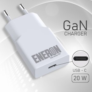 SZYBKA ŁADOWARKA SIECIOWA USB-C 20W GaN Slim DO TELEFONU/TABLETU BIAŁA 11