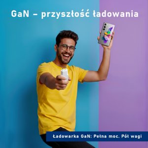SZYBKA ŁADOWARKA SIECIOWA USB-C 20W GaN Slim DO TELEFONU/TABLETU BIAŁA 13