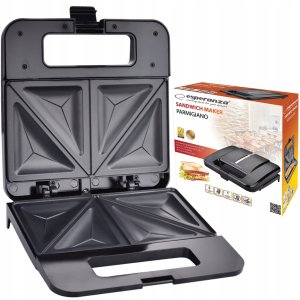 Opiekacz Esperanza Opiekacz czarny 1000 W 7