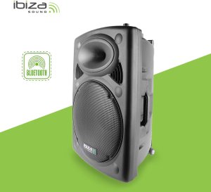 Kolumna mobilna Ibiza PORT15VHF-BT + pokrowiec one size 22