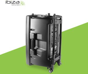 Kolumna mobilna Ibiza PORT15VHF-BT + pokrowiec one size 24