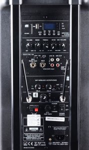 Kolumna mobilna Ibiza PORT15VHF-BT + pokrowiec one size 10