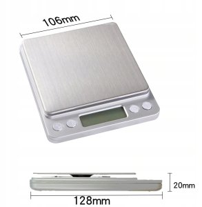 WAGA JUBILERSKA 500g 0,01g ELEKTRONICZNA DOMOWA PRECYZYJNA LCD KUCHENNA 11