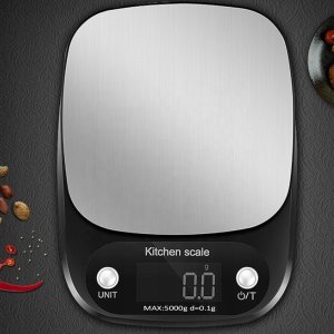 Waga kuchenna ARSA GO 0.1g TARA BATERIE GRAM UNCJA KARAT GRAM czarny 5 kg 11