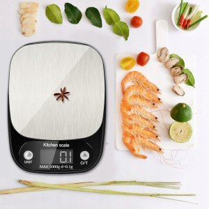 Waga kuchenna ARSA GO 0.1g TARA BATERIE GRAM UNCJA KARAT GRAM czarny 5 kg 3