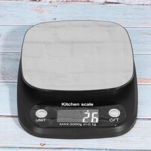 Waga kuchenna ARSA GO 0.1g TARA BATERIE GRAM UNCJA KARAT GRAM czarny 5 kg 9