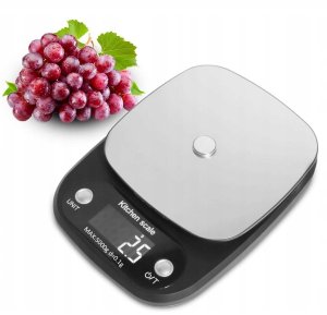 Waga kuchenna ARSA GO 0.1g TARA BATERIE GRAM UNCJA KARAT GRAM czarny 5 kg 10