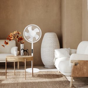 WENTYLATOR PODŁOGOWY WIATRAK STOJĄCY CICHY MOCNY 5 ŁOPATEK 8 TRYBÓW + PILOT 4