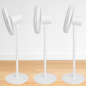 WENTYLATOR PODŁOGOWY WIATRAK STOJĄCY CICHY MOCNY 5 ŁOPATEK 8 TRYBÓW + PILOT 6