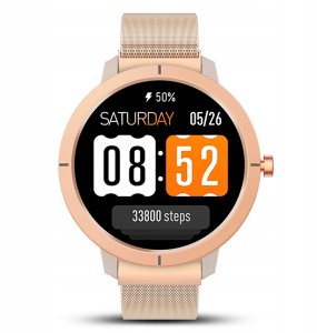 SMARTWATCH DAMSKI WODOODPORNY ZEGAREK MENU PL GPS AMOLED PULS SPORT 4 PASKI 3