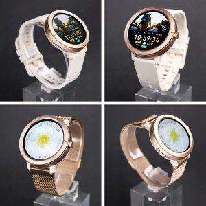 SMARTWATCH DAMSKI WODOODPORNY ZEGAREK MENU PL GPS AMOLED PULS SPORT 4 PASKI 7