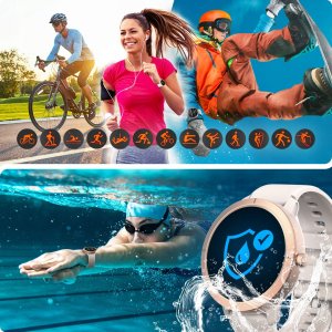 SMARTWATCH DAMSKI WODOODPORNY ZEGAREK MENU PL GPS AMOLED PULS SPORT 4 PASKI 10