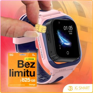 Smartwatch dla Dzieci Zegarek PL GPS Rozmowy Nauka Gry Aparat Wideo Prezent 3