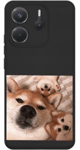 ETUI do Xiaomi Redmi Note 14 4G | WZORY | SILIKONOWE MATT CASE + SZKŁO 9H 4