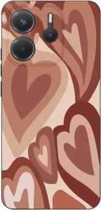 krainaGSM ETUI do Xiaomi Redmi Note 14 4G | WZORY | SILIKONOWE MATT CASE + SZKŁO 9H 4