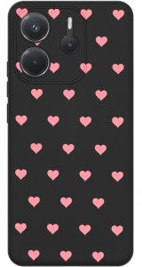 krainaGSM ETUI do Xiaomi Redmi Note 14 4G SILIKONOWE MATT CASE + SZKŁO 9H 4