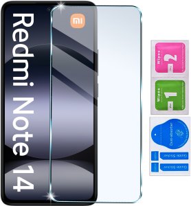 krainaGSM ETUI do Xiaomi Redmi Note 14 4G SILIKONOWE MATT CASE + SZKŁO 9H 5