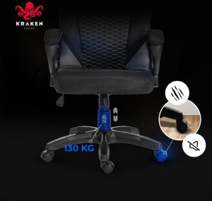 FOTEL GAMINGOWY BIUROWY KRZESŁO OBROTOWE DO BIURKA 8