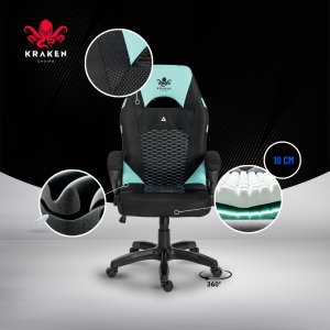 FOTEL GAMINGOWY BIUROWY KRZESŁO OBROTOWE DO BIURKA 5