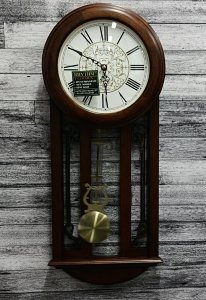 RHYTHM Zegar ścienny CMJ547NR06 61 cm dzwonki 2