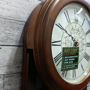 RHYTHM Zegar ścienny CMJ547NR06 61 cm dzwonki 8