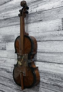 RHYTHM Zegar ścienny 4MHA03WD06 melodie dla muzyka 18x49 cm 3
