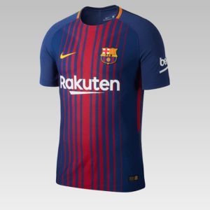 Nike Koszulka męska FCB M Vapor MTCH JSY SS HM niebieska r. M (847190 456) 1