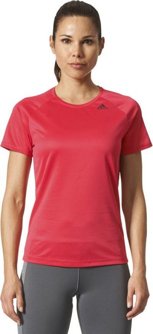 Adidas Koszulka damska D2M Tee czerwona r. XS (BQ5837) 1