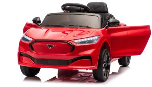 Super-Toys Auto Na Akumulator Ford Mustang Mach-E Czerwone 24V 4