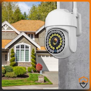 ZEWNĘTRZNA OBROTOWA KAMERA WIFI IP SMART 5MP ZOOM DETEKCJA MONITORING AUDIO 2